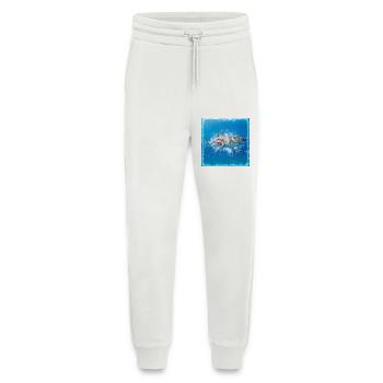 Trance Shark - Jogging Pants - made by SPREAD  - OFF WHITE - Front