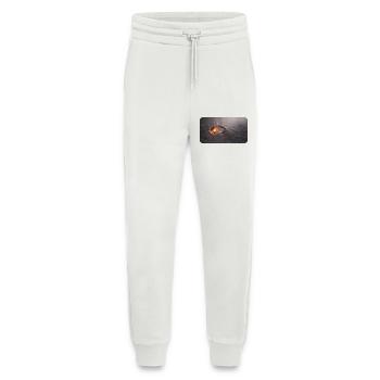 Raille de sabot dans le plancher en cendre - Pantalon de jogging bio décontracté fabriqué en UE - OFF WHITE - Devant