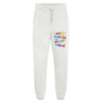 Costume de carnaval Mon costume est à la lavage - Pantalon de jogging bio décontracté fabriqué en UE - OFF WHITE - Devant