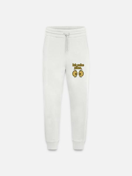 Ich sehe alles Augenprint - Jogginghose - made by SPREAD - OFF WHITE