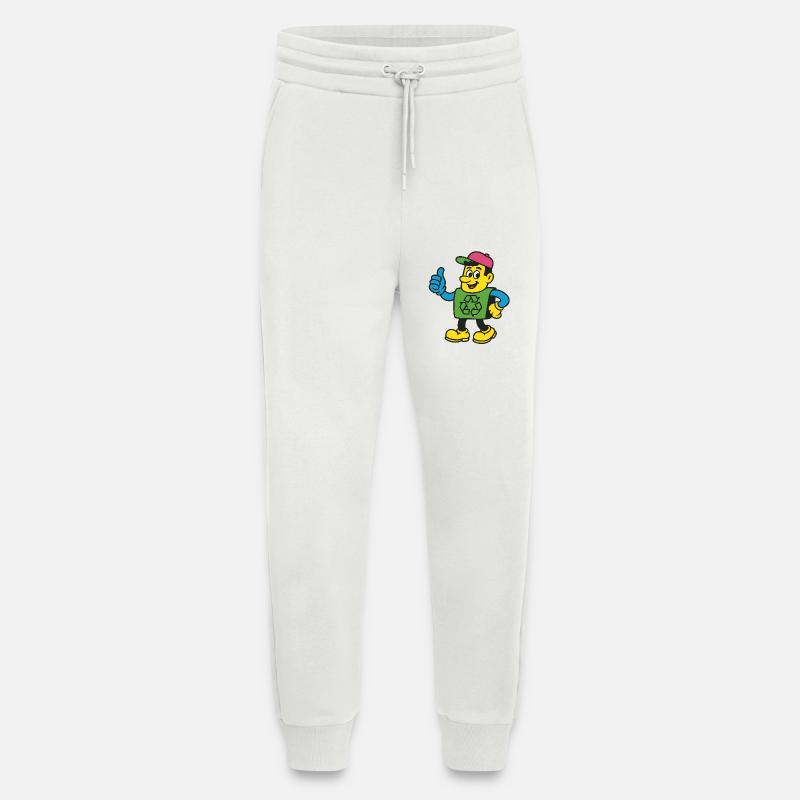 Recycle Hero Maskottchen-Tee - Jogginghose - made by SPREAD - OFF WHITE