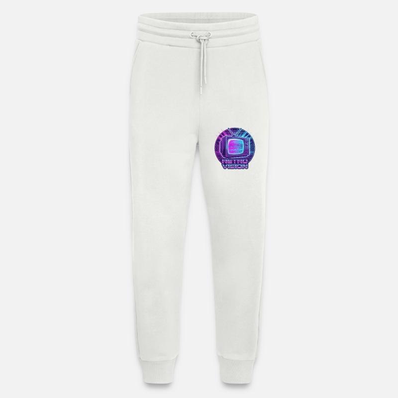 Retro Vision Neon TV - Jogginghose - made by SPREAD - OFF WHITE