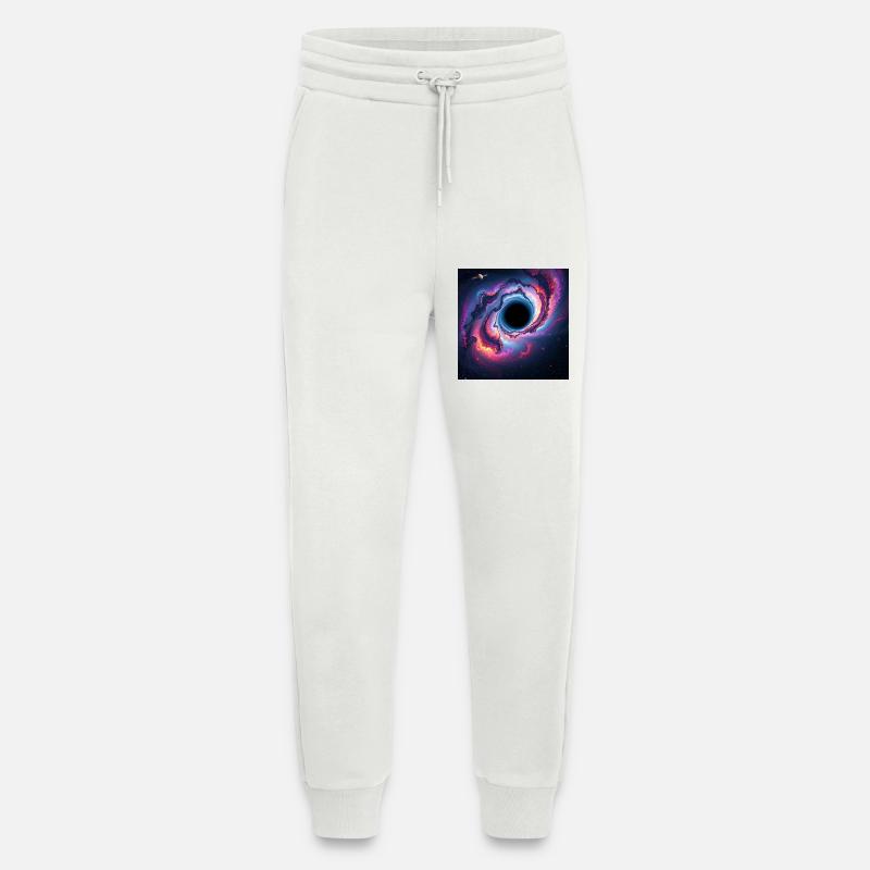 Black hole in the neon galaxy - Jogging Pants - made by SPREAD  - OFF WHITE