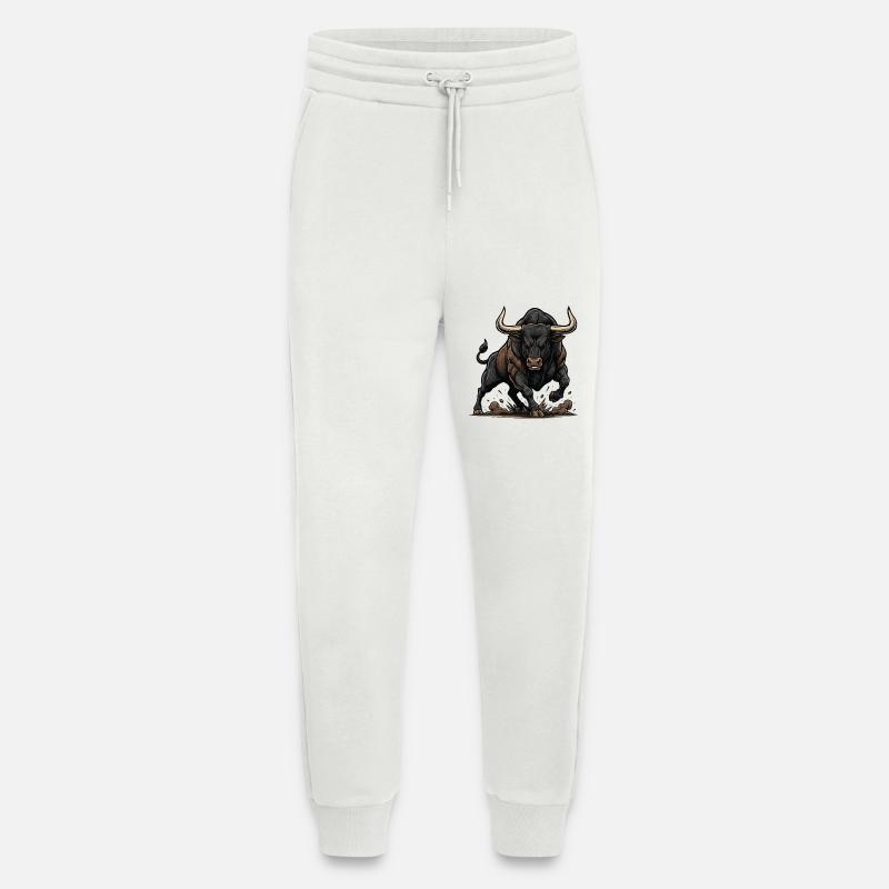 Wütender Stier-Ladungskraft - Jogginghose - made by SPREAD - OFF WHITE
