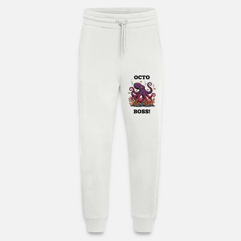 OctoBoss Reef King Oktopus - Jogginghose - made by SPREAD - OFF WHITE