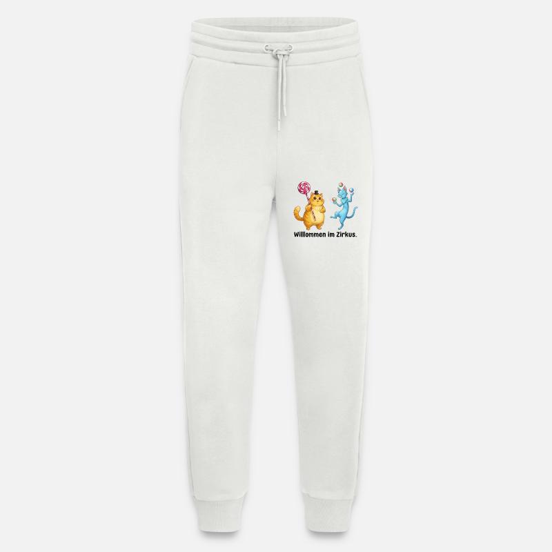 Zirkuskatzen Wunderwelt - Jogginghose - made by SPREAD - OFF WHITE