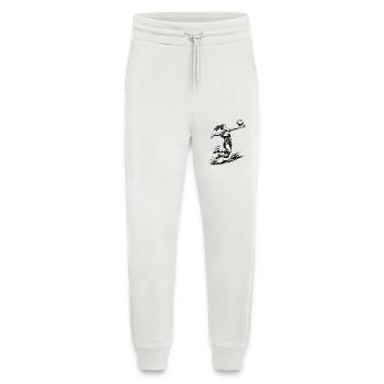 Volleyball Power – Dynamische Spielerin - Jogginghose - made by SPREAD - OFF WHITE - Vorne