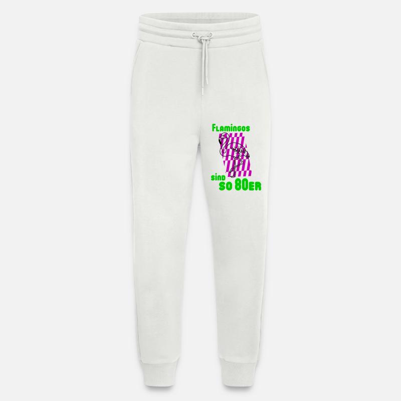 Flamingos 80er - Jogginghose - made by SPREAD - OFF WHITE