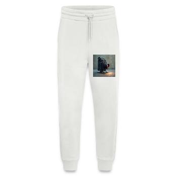 camera - Jogging Pants - made by SPREAD  - OFF WHITE - Front