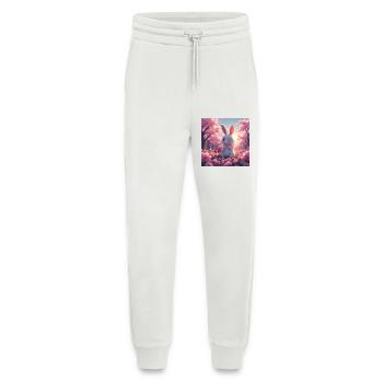 lapin de pâques - Pantalon de jogging bio décontracté fabriqué en UE - OFF WHITE - Devant