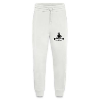 Kaffee & Kontostand Motiv - Jogginghose - made by SPREAD - OFF WHITE - Vorne