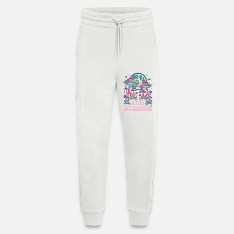 Stay Strange Mushroom Art - Jogginghose - made by SPREAD - OFF WHITE