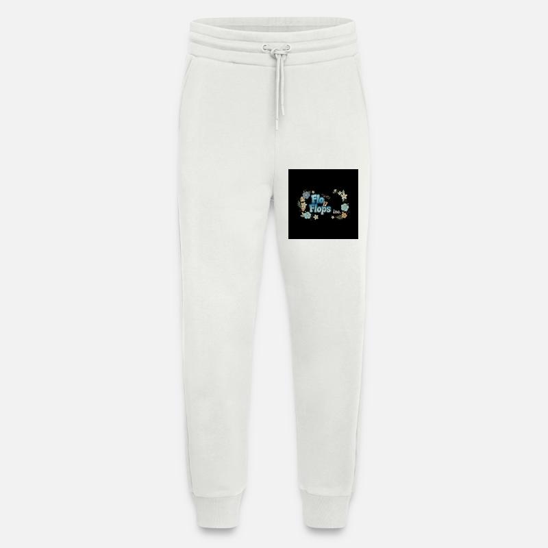 Flo Flops Floral Logo - Jogging Pants - made by SPREAD  - OFF WHITE