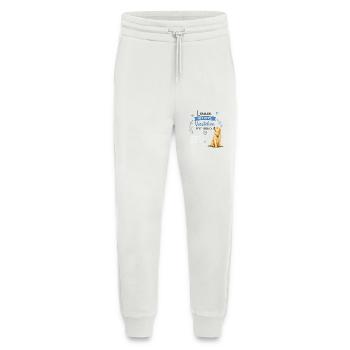 Lernen mit Herz, Verstehen mit Hund - Jogginghose - made by SPREAD - OFF WHITE - Vorne