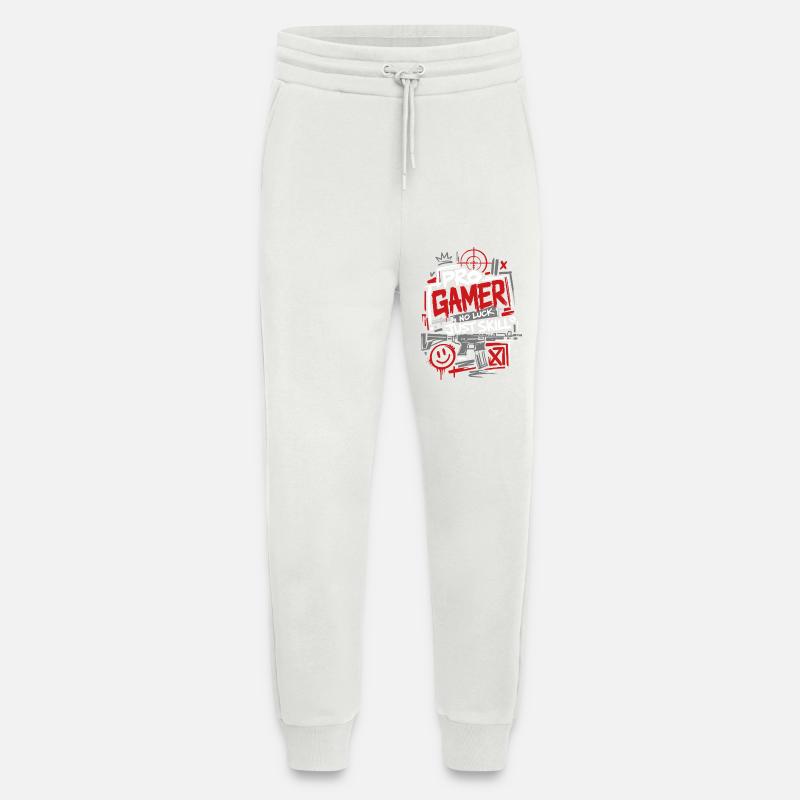 Pro Gamer One Shot Win - Jogging Pants - made by SPREAD - OFF WHITE