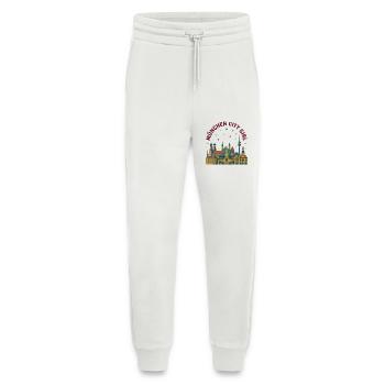 Munich City Girl Skyline - Jogging Pants - made by SPREAD  - OFF WHITE - Front