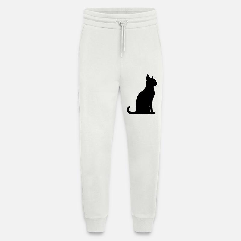 Katze Tier - Jogginghose - made by SPREAD - OFF WHITE