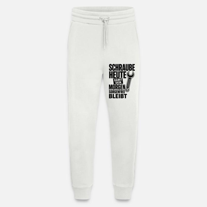 Schraube Heute Sorgenfrei - Jogginghose - made by SPREAD - OFF WHITE