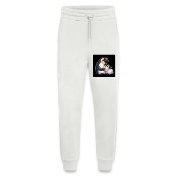 Mom Penguin cuddles with her baby - Jogging Pants - made by SPREAD  - OFF WHITE - Front