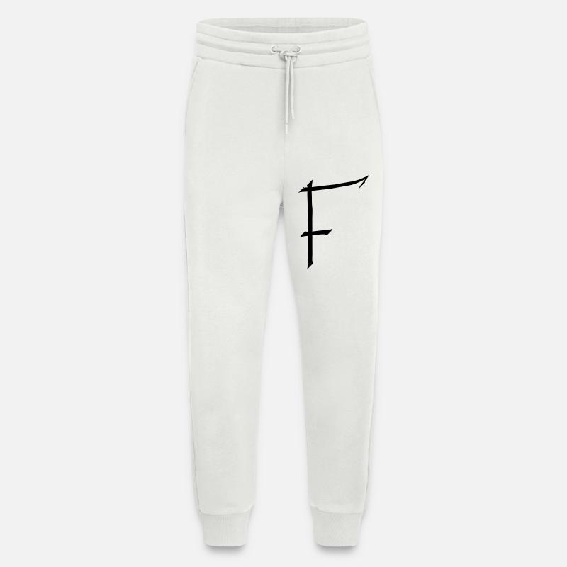 Buchstabe F - Jogginghose - made by SPREAD - OFF WHITE