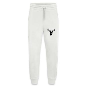 Deer Head Silhouette - Jogging Pants - made by SPREAD  - OFF WHITE - Front