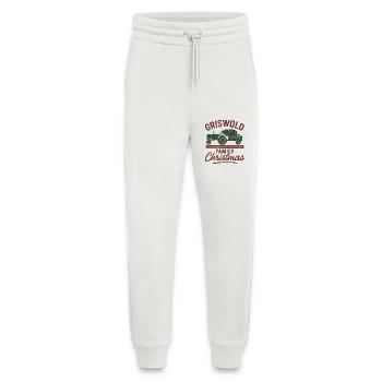 Tracteur de Noël de la famille Griswold - Pantalon de jogging bio décontracté fabriqué en UE - OFF WHITE - Devant