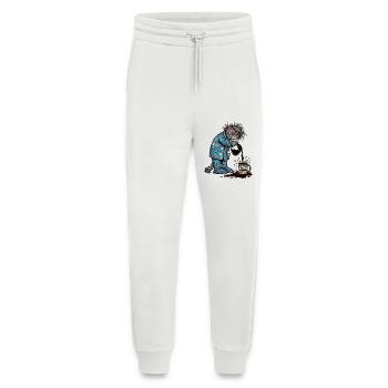 Good Morning Cat - Jogging Pants - made by SPREAD  - OFF WHITE - Front
