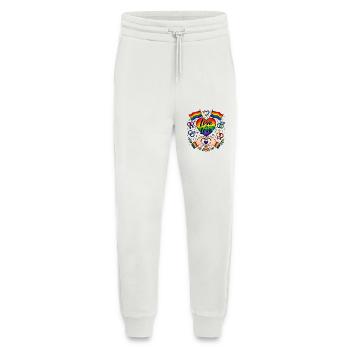 Love Is Love Rainbow Heart - Jogging Pants - made by SPREAD  - OFF WHITE - Front