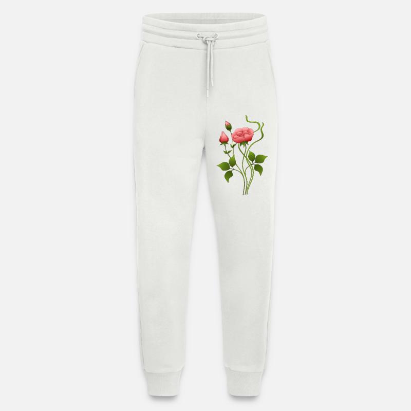 Blumen - Jogginghose - made by SPREAD - OFF WHITE