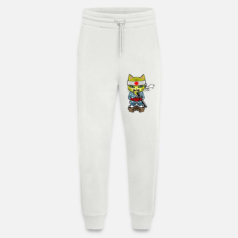cat-mourai - Jogginghose - made by SPREAD - OFF WHITE