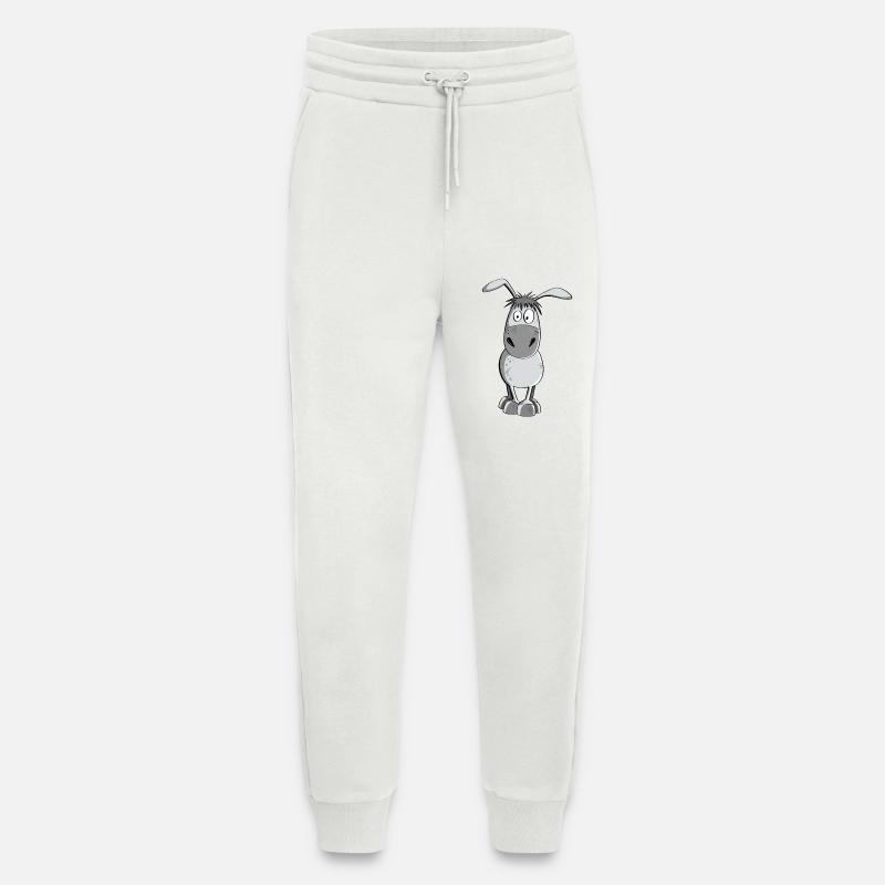 Witziger Grauer Esel - Tiere - Comic - Jogginghose - made by SPREAD - OFF WHITE