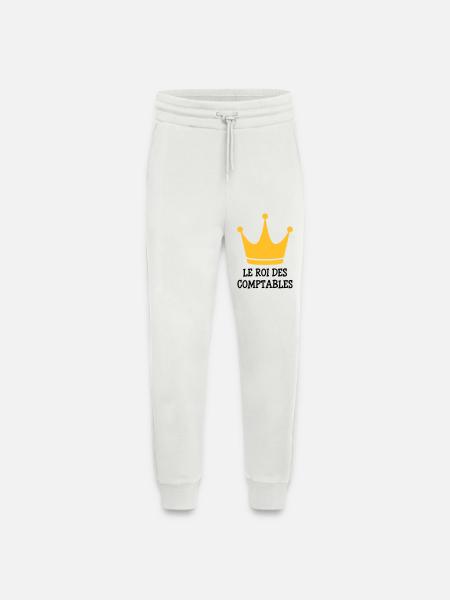 Accountant / Accounting / Comptable / Comptabilité - Jogging Pants - made by SPREAD  - OFF WHITE
