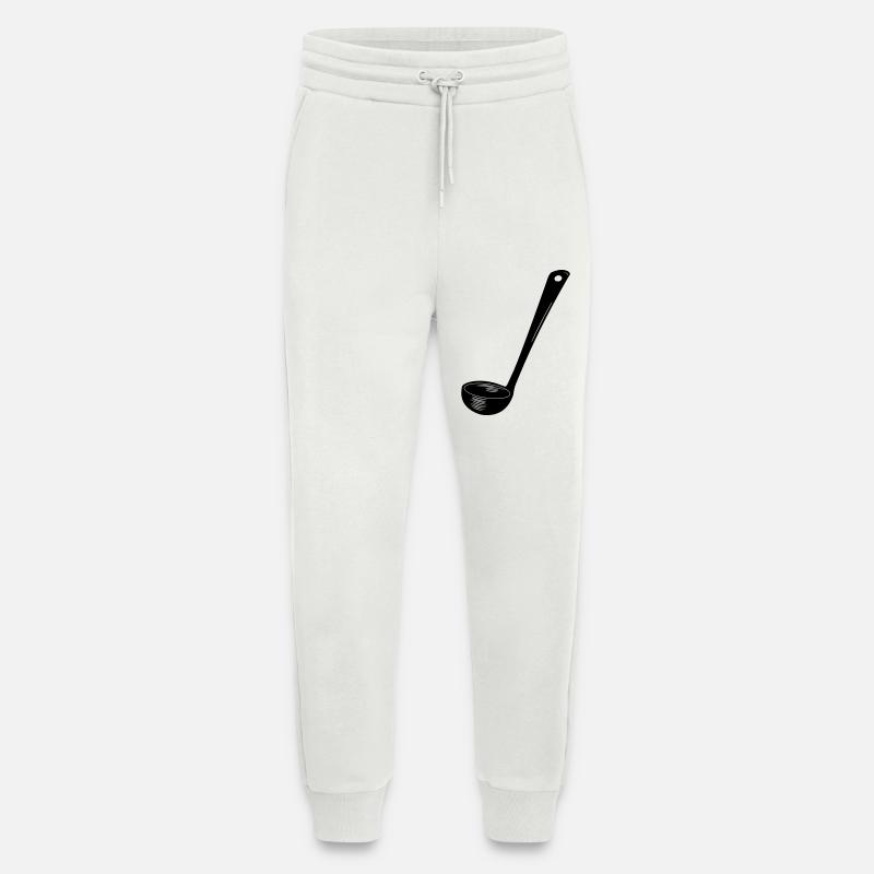 Transparenter Suppenlöffel - Jogginghose - made by SPREAD - OFF WHITE