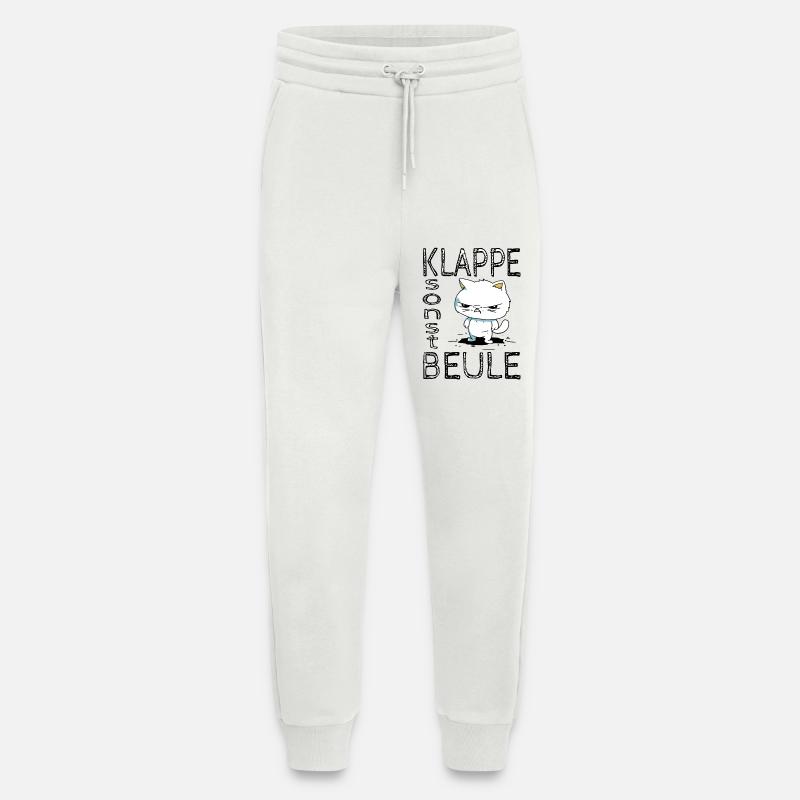 Klappe sonst Beule - Jogginghose - made by SPREAD - OFF WHITE