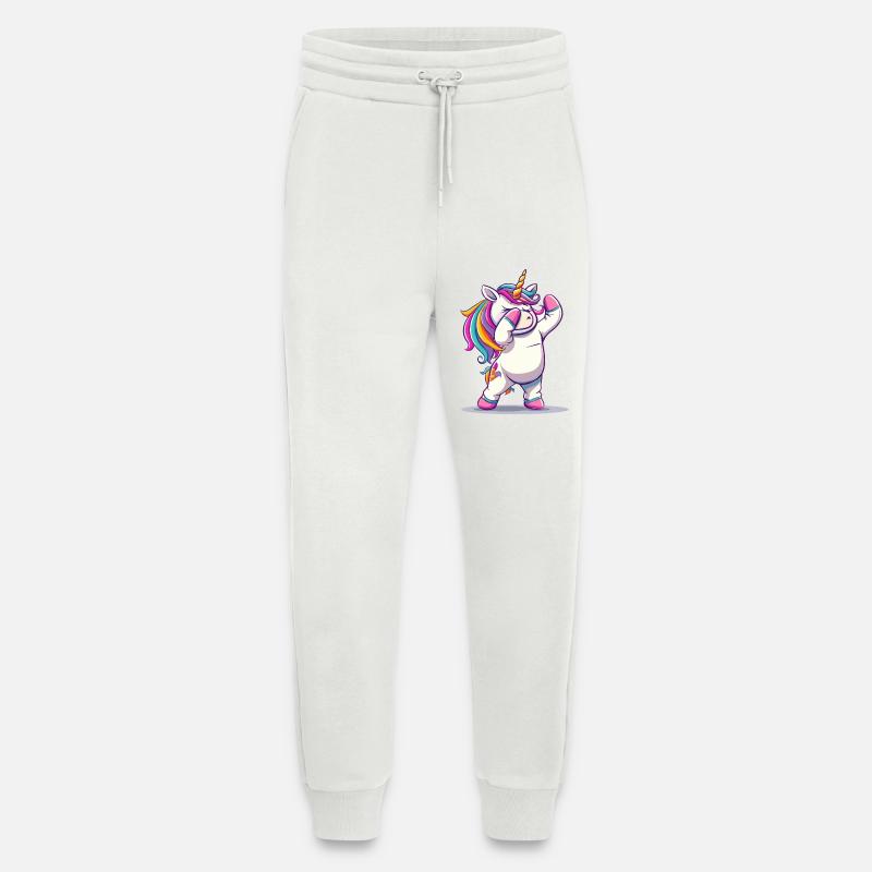 Tanzendes Einhorn - Jogginghose - made by SPREAD - OFF WHITE