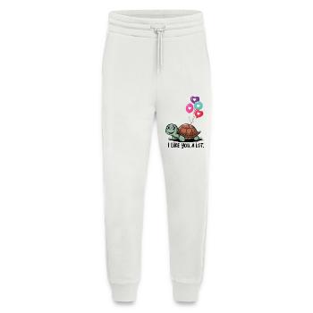 Turtle with Heart Balloons - Jogging Pants - made by SPREAD  - OFF WHITE - Front