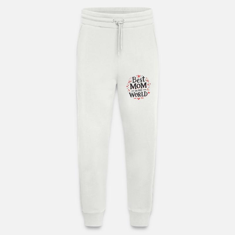 Beste Mama Weltfigur Design - Jogginghose - made by SPREAD - OFF WHITE