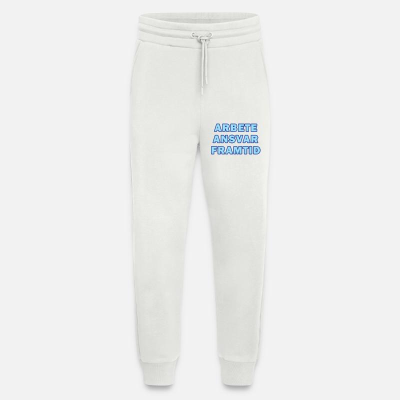 Work Responsibility Future - Jogging Pants - made by SPREAD  - OFF WHITE