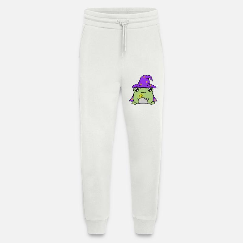 Wizard frog with hat - Jogginghose - made by SPREAD - OFF WHITE