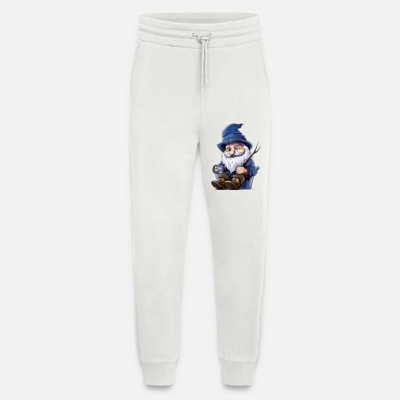 Blauer Waldgnom mit Becher - Jogginghose - made by SPREAD - OFF WHITE