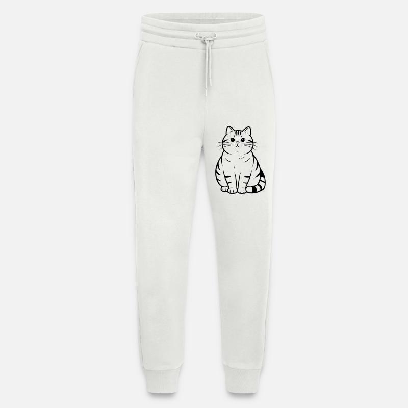 dicke süße Katze - Jogginghose - made by SPREAD - OFF WHITE