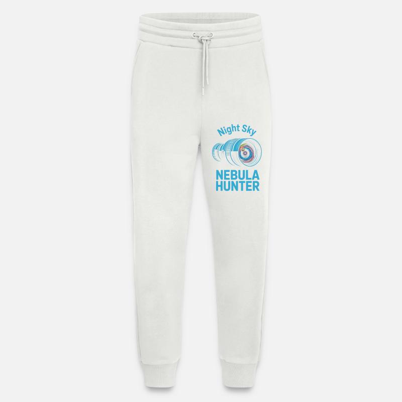 Chasseur de Nébuleuses du Ciel Nocturne - Pantalon de jogging bio décontracté fabriqué en UE - OFF WHITE
