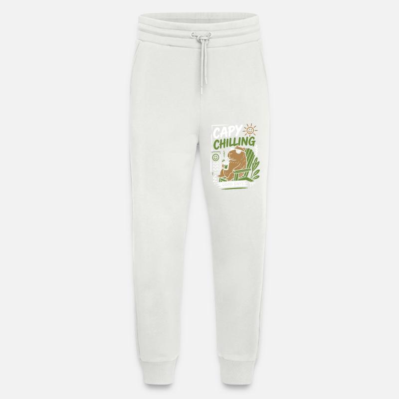 Capy Chilling Good Days - Jogginghose - made by SPREAD - OFF WHITE