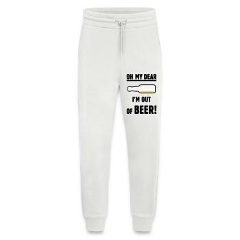 Oh My Dear – I’m Out Of Beer! (Ale Lager / POS 3C) - Jogging Pants - made by SPREAD  - OFF WHITE - Front
