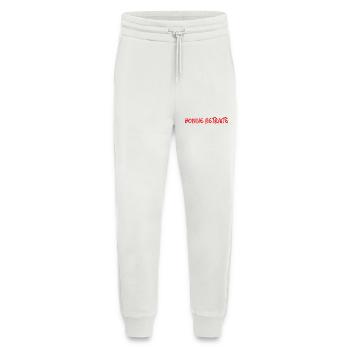 RETRAITE. RETRAITE. RETRAITEE. RETRAITE - Pantalon de jogging bio décontracté fabriqué en UE - OFF WHITE - Devant