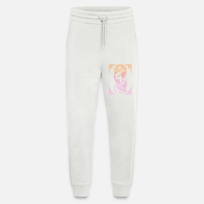 Alfons Mucha - Jogginghose - made by SPREAD - OFF WHITE