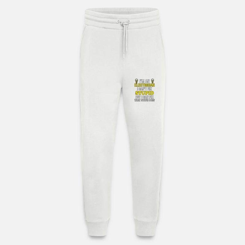 Elektriker Cant Fix Dumm - Jogginghose - made by SPREAD - OFF WHITE