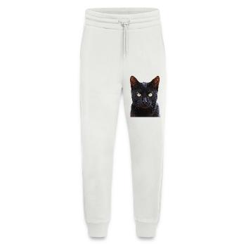 Cat black cat cats cat cats - Jogging Pants - made by SPREAD  - OFF WHITE - Front