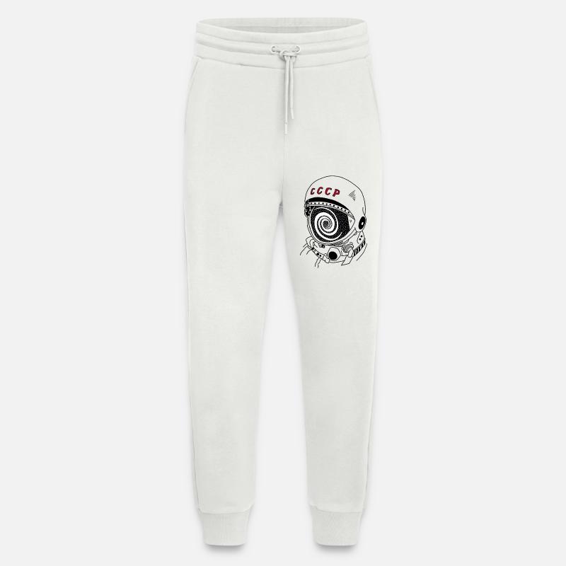 Rêve déçu de conquête spatiale - Pantalon de jogging bio décontracté fabriqué en UE - OFF WHITE