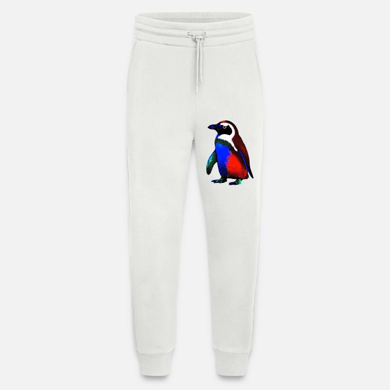 Pingouin - Pantalon de jogging bio décontracté fabriqué en UE - OFF WHITE